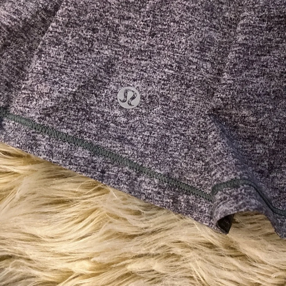 Lululemon pace rival skirt in heather lux multi black